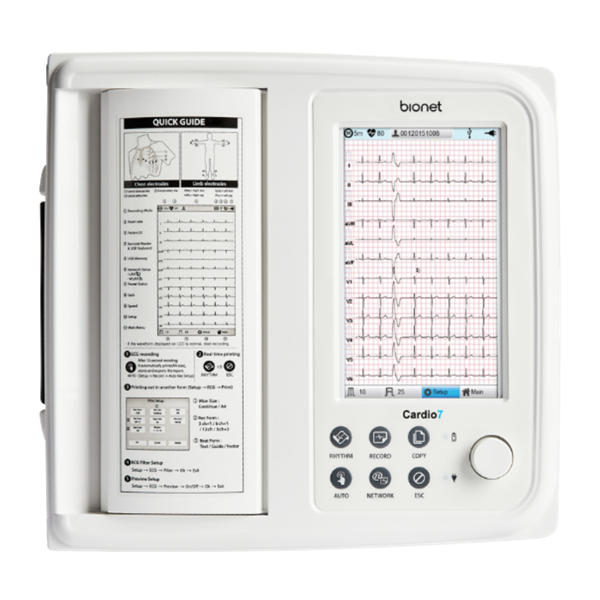 Eletrocardiógrafo Cardio7 DICOM Bionet