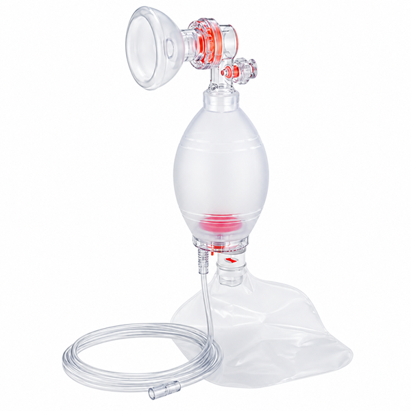 Reanimador Manual Infantil de Silicone com Reservatório