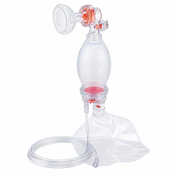 Reanimador Manual Neonatal de Silicone com Reservatório