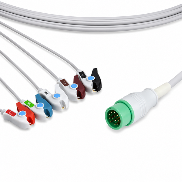 Cabo de ECG 5 Vias Compatível com MINDRAY BENEVIEW