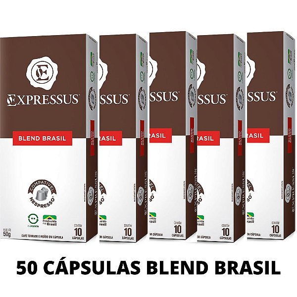 Kit c/50 Cápsulas de Café Origens Brasileiras Blend Brasil