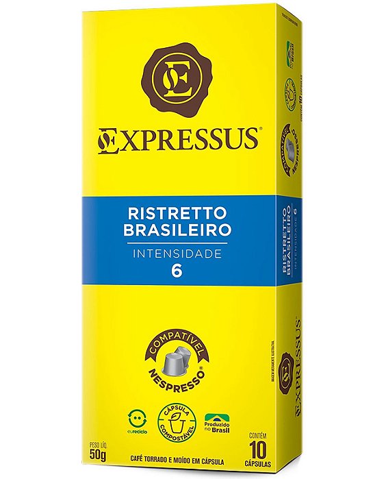 Cápsulas de Café 100% Compostáveis e Biodegradáveis - Ristretto Brasileiro