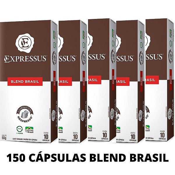 Kit c/150 Cápsulas de Café Origens Brasileiras Blend Brasil
