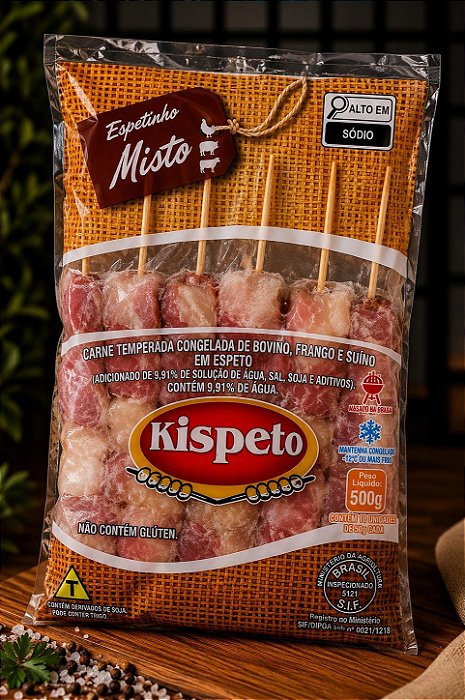 Espeto Misto Bovino 1kg Kispetto