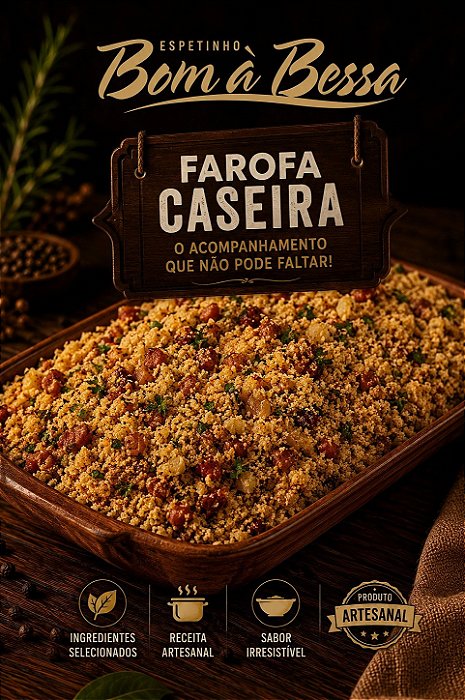 Farofa Caseira Especial 1kg