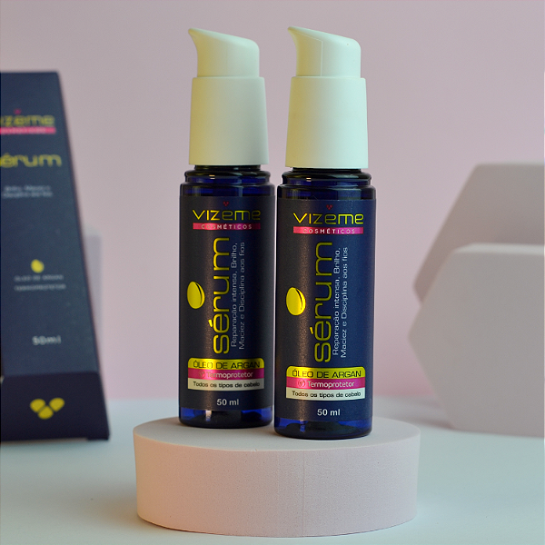 Sérum Finalizador - Óleo de Argan, termoprotetor, hidratação profunda - Incomparável!