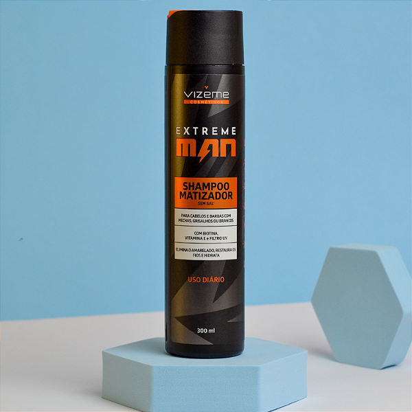 Shampoo Matizador/ Desamarelador  - Extreme Man (Masculino)- Vizeme