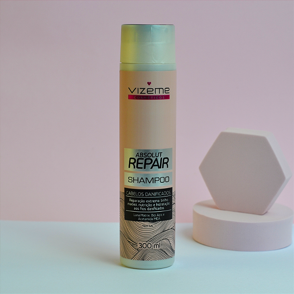 Shampoo Reconstrução capilar -  Absolut Repair 300ml - BioApis e Luna Matrix