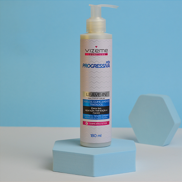 Leave-In Pós Progressiva 180g - termoprotetor - protege progressiva - Vizeme