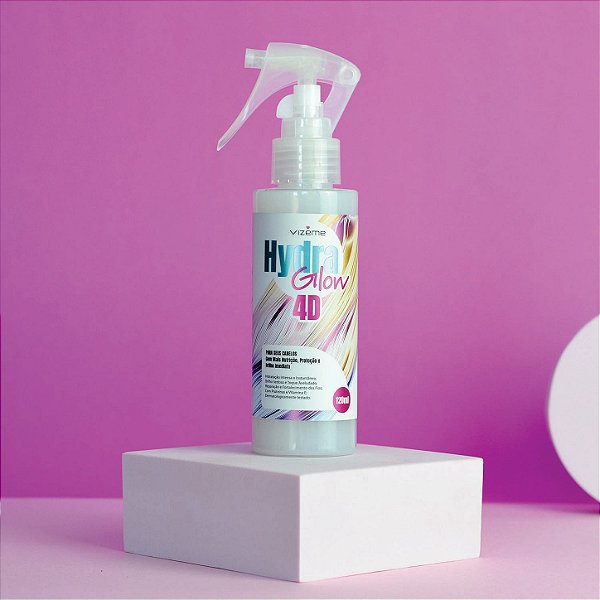 Spray multifuncional Hydra Glow 4D - 120 ml - Hidrata, Nutre, Repara e Protege!