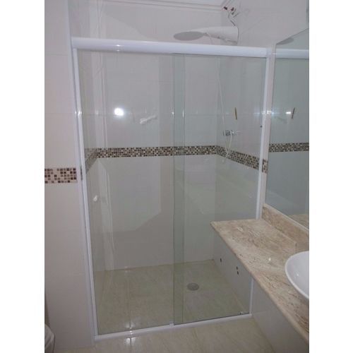 Box de Vidro Temperado Incolor Frontal para Banheiro Padrão