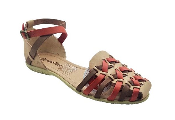 Sandália Feminina New Face Flat – Leve, Anatômica e Elegante para o Dia a Dia
