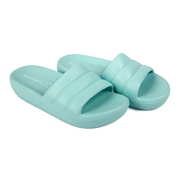 Sandália Slide Feminina Piccadilly Marshmallow – Conforto Ultralight e Estilo Comfy