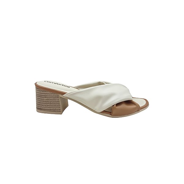 Sandália Confortável Feminina COMFORTFLEX - CAMEL CORES