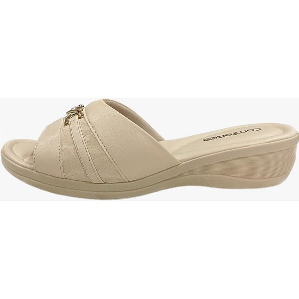 Sandália Confortável Feminina Elegante Comfortflex - Tamanco Madri