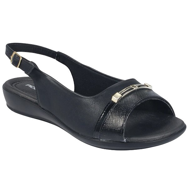 Sandália Feminina Piccadilly Jully – Anabela 3cm, Conforto e Estilo