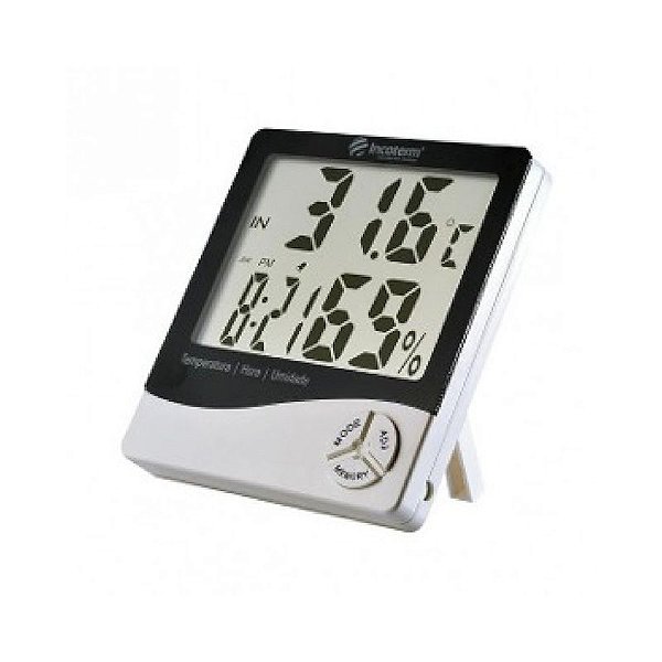 Termo-Higrômetro Digital Incoterm TH50 com Máxima e Mínima Incoterm 9690.02.0.00