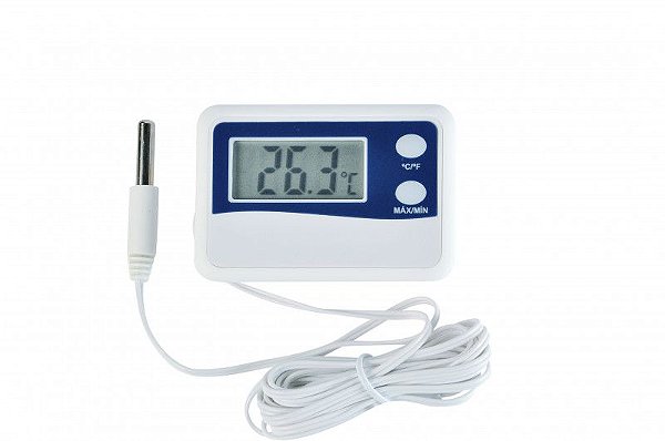 Termômetro digital com máxima e mínima com cabo de 2 metros Incoterm 7424.02.0.00