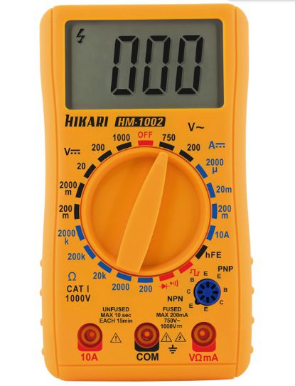 Multímetro Digital CAT I 1000V - Hikari HM-1002