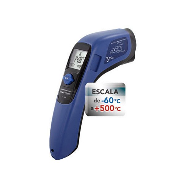 Termômetro Digital Infravermelho ST-600 -60+500°C Incoterm ST-600.00