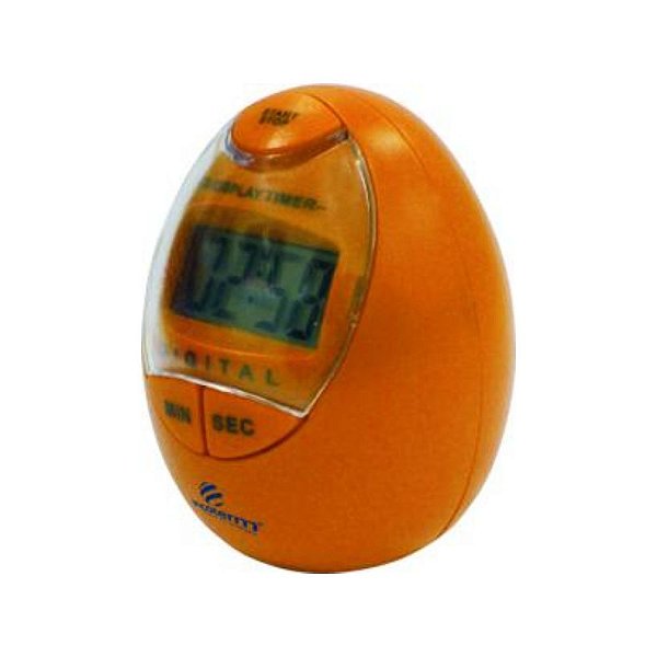 Timer Digital para Cozinha Ovo Laranja Incoterm 7770.02.0.00