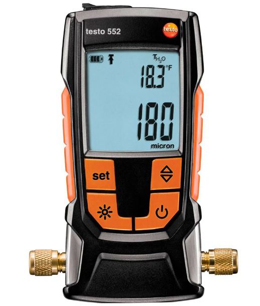 Vacuômetro Digital 552 com Bluetooth para Sistema de Refrigeração - TESTO 552 - 0560 5522