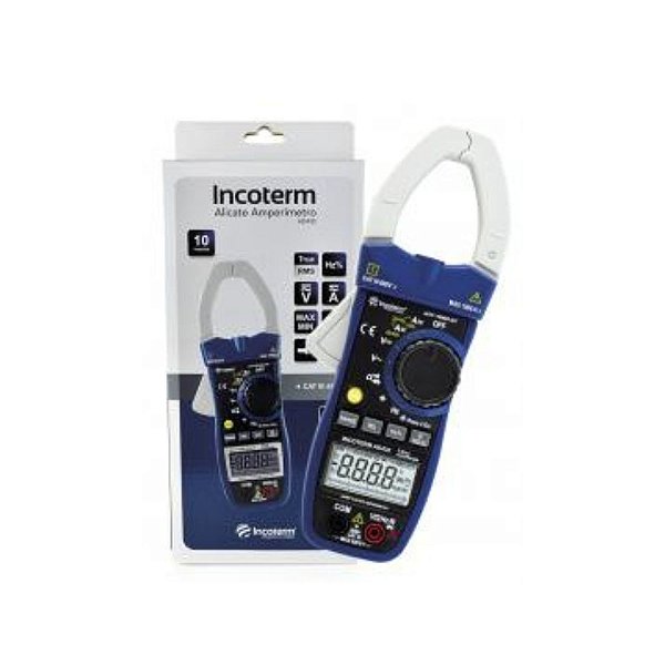 Alicate Amperímetro Digital Incoterm AD430 T-ALI-0020.00