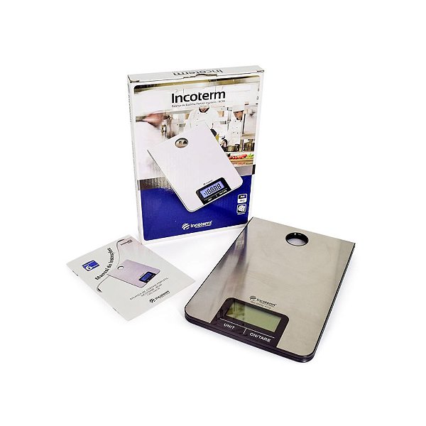 Balança de Cozinha Portátil BC90 Incoterm T-BAL-0020.00