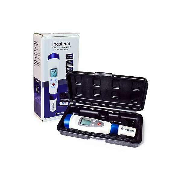 Medidor de pH (phmetro) Digital Tipo Caneta Incoterm T-PHM-0010.00
