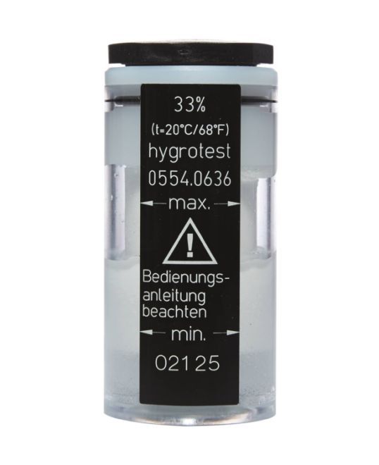 Frasco de Solução Salina Testo 33% HR para Verificar Sondas de Umidade - Testo 0554 0636