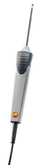 Sonda de Ar Robusta, TP Tipo K - Data Logger de Temperatura (2 canais) com 2 Entradas p/ Sonda Externa - Testo 0602 793