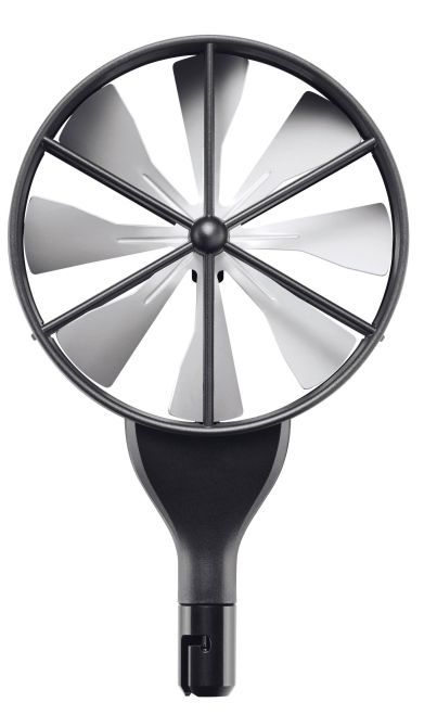 Cabeça de Sonda de Palheta de 100 mm de Alta Precisão Incluindo Sonda de Temperatura - Testo 0635 9370