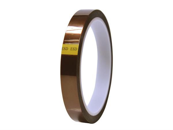 Fita Poliamida Tipo Kapton 13mm X 33m ESD - Hikari