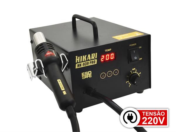 Estação de Retrabalho SMD Digital - Hikari HK-939 PRO ESD 220V
