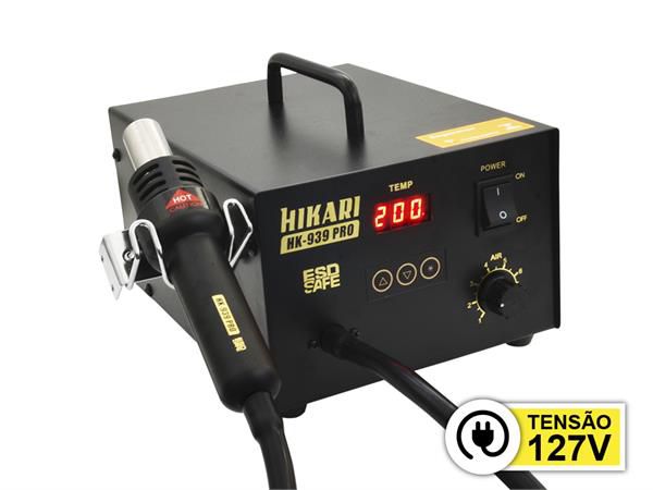 Estação de Retrabalho SMD Digital - Hikari HK-939 PRO ESD 127V