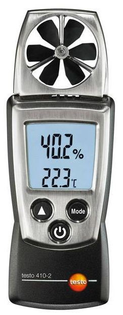 Anemômetro de Sonda Molinete para Medição Integrada de Umidade e Temperatura do Ar - Testo 410 - 2