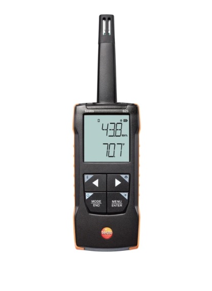 Termohigrômetro para Medição de Temperatura e Umidade - Testo 625