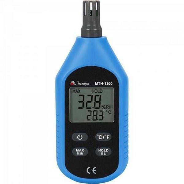 Termo-Higrômetro  mini ambiental / Linha econômica - Minipa MTH-1300