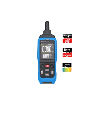 Termo-Higrômetro Display Duplo / Faixa de -20°C a 60°C / Datalogger 4000 pontos Minipa MTH-1390