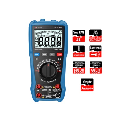 Multímetro Digital CAT IV 600V / TRUE RMS / NCV/LIVE