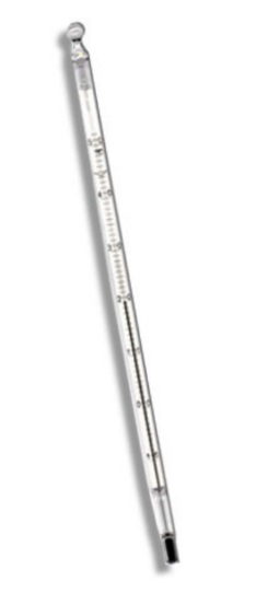 Termômetro Quimico Capilar Transparente -10/+360:0,5°C | INCOTERM 5086