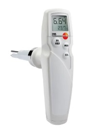 Instrumento de medição de pH / temperatura para meios semi-sólidos - Testo 205 - 0563 2051