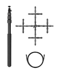 Matriz de Velocidade do Fluxo de Ar com Telescópio Testo 8721 0025