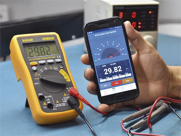 Multímetro Digital c/ App Hikari HM-2400