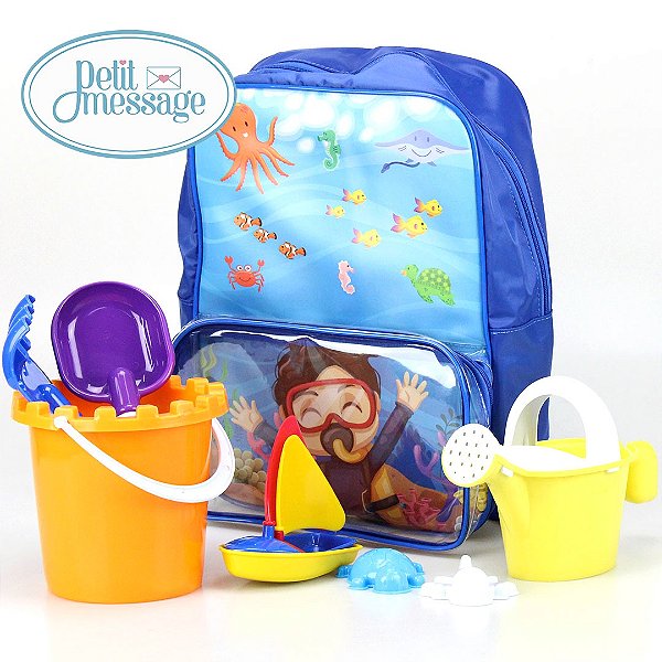 Mochila de Costas com Bolso Cristal