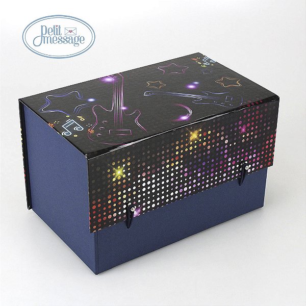 Caixa Personalizada com Kit DJ (caixa de som Bluetooth e Mini Globo)