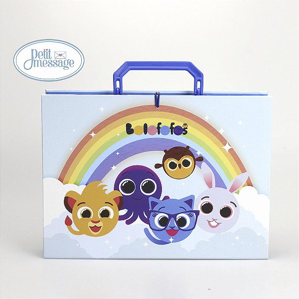 Maleta com Jogos Cartonados (com 3 jogos personalizados)
