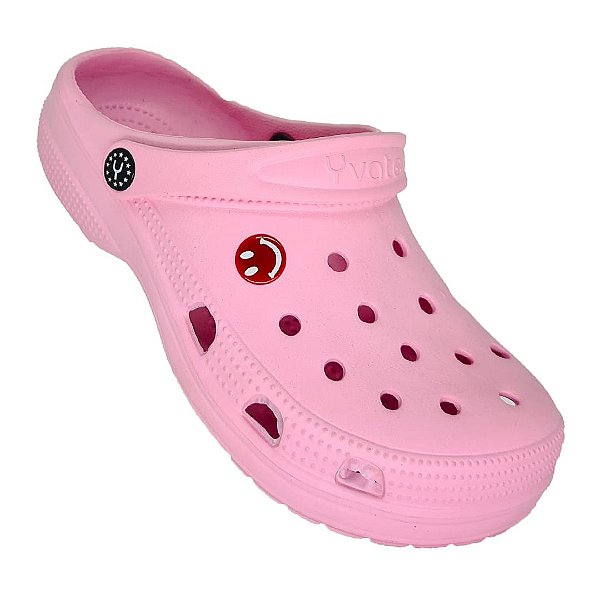 Babuche chinelo básico Original Yvate Adulto Rosa - Pacote com 12 Pares