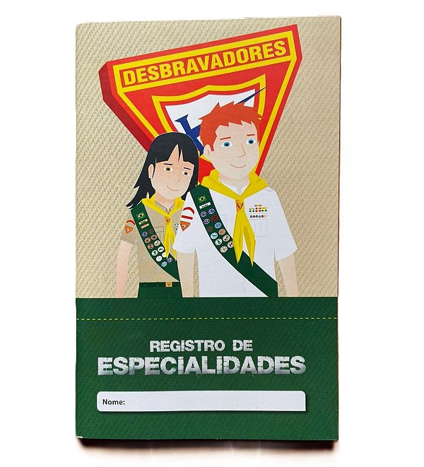CARTÃO REGISTRO DE ESPECIALIDADES - DESBRAVADORES (ATUALIZADO)