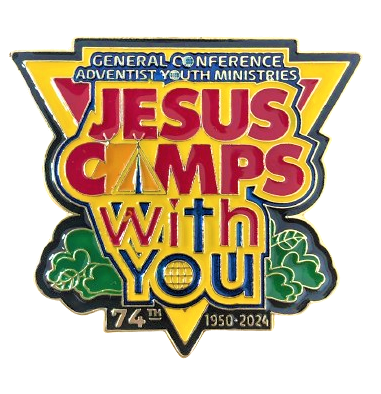PIN - 74 ANOS - 2024 - JESUS CAMPS WITH YOU